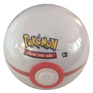 The POKEMON TCG: Poke Ball Tin Trading Card Game Red White